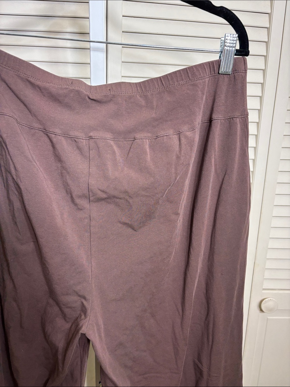 Gudrun Sjöden Bubble-Leg Brown Lagnelook Stretch Organic Cotton Pants XL - Picture 8 of 12